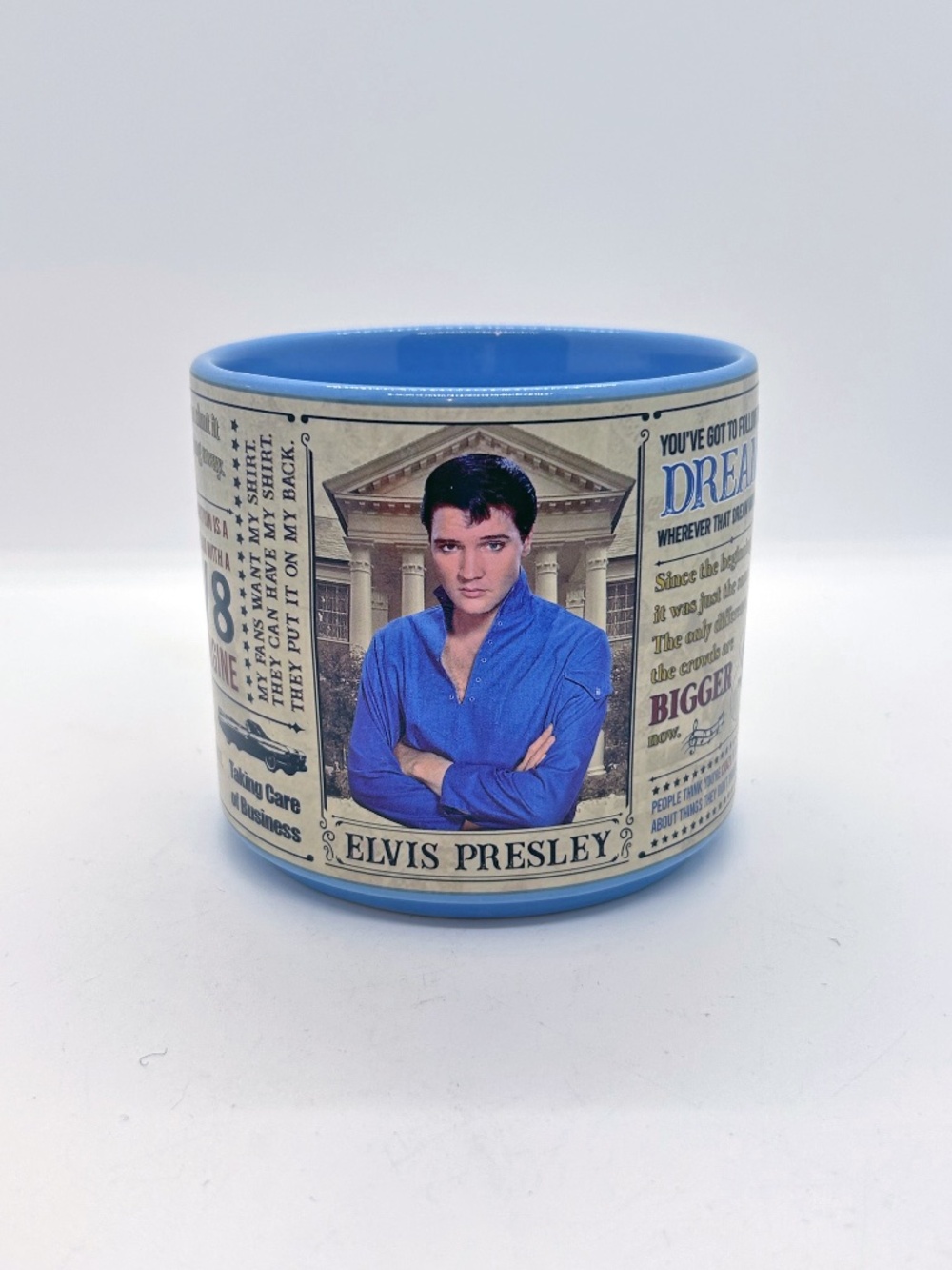 Elvis Presley Official Licensed 16oz Quote Mug - Like New